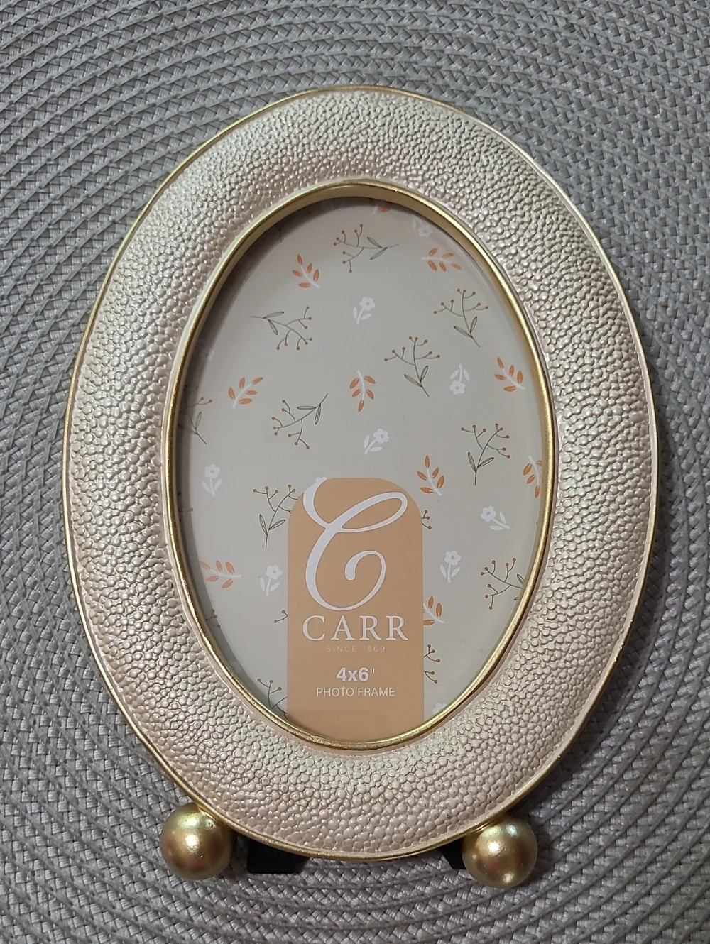 Carr Oval Photo Frame